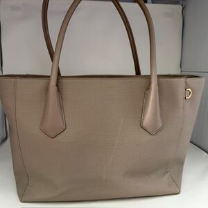 Dagne Dover Signature Legend Taupe Tote Bag *Discontinued*